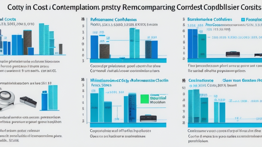 Költség összehasonlítás vizualizáció vezetékes és akkumulátoros epilátorok 5 éves tulajdonlási költségeiről professzionális pénzügyi grafikon stílusban