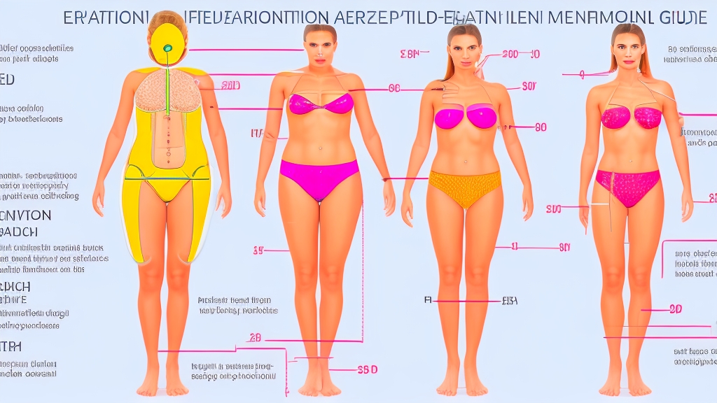 Anatómiai útmutató különböző testrészek epilálásához lábak hónalj bikini vonal jelölve helyes technika nyilakkal és szögekkel